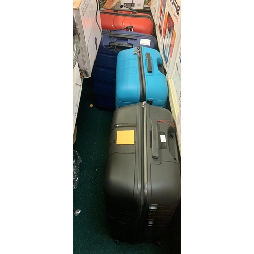 109 - 4X VARIOUS SUITCASE LARGE -VARIOUS FAULTS