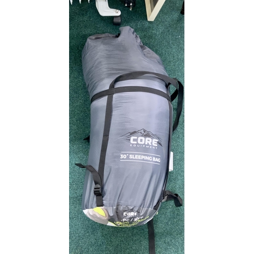 160 - CORE 30DEGREE SLEEPING BAG & CARRY BAG