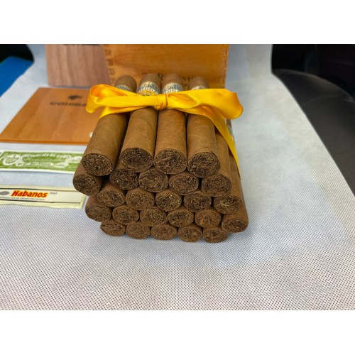 204A - A BOX OF 25 COHIBA ROBUSTOS CIGARS - WITH LABELS & WRAPPINGS