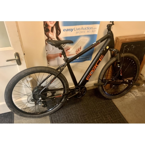 143 - VITESSE FORCE 28 E-BIKE -ELECTRIC MOUNTAIN BIKE NO CHARGER - NO PEDALS NO KEYS - POWERS UP OK