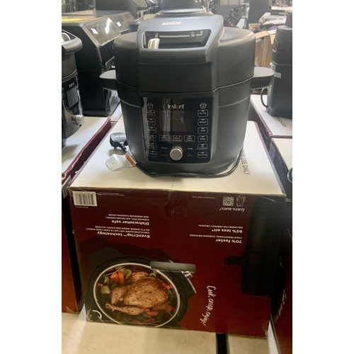 63 - BOXED INSTANT POT DUO CRISP WITH THE ULTIMATE LID 13IN ONE MULTI COOKER. PRESSURE COOKER AND AIRFRYE... 