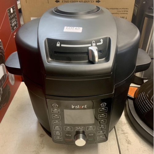 65 - INSTANT POT DUO CRISP WITH THE ULTIMATE LID 13IN ONE MULTI COOKER. PRESSURE COOKER AND AIRFRYER (CLI... 