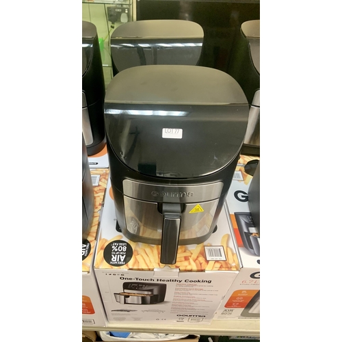 77 - BOXED SET OF 2 GOURMIA 6.7 LTR DIGITAL AIR FRYERS