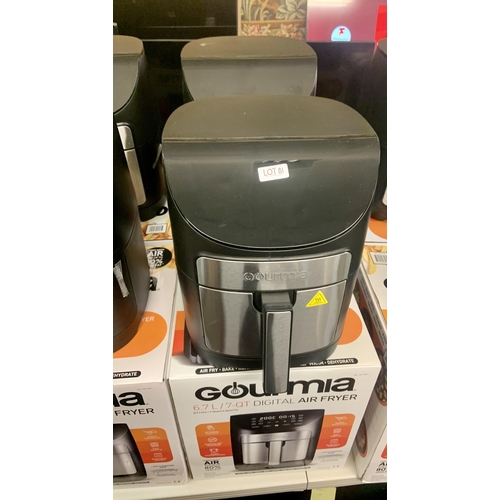 81 - BOXED SET OF 2 GOURMIA 6.7 LTR DIGITAL AIR FRYERS