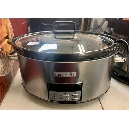 85 - CROCK-POT LARGE SLOW COOKER WITH LID (SLIGHT DENT)