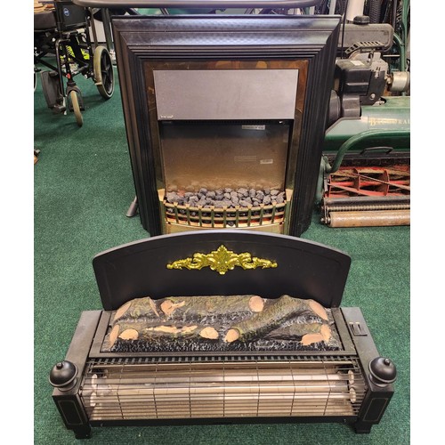 208 - DIMPLEX CWT20 ELECTRIC FIRE TOGETHER WITH DIMPLEX YEO20-E ELECTRIC FIRE