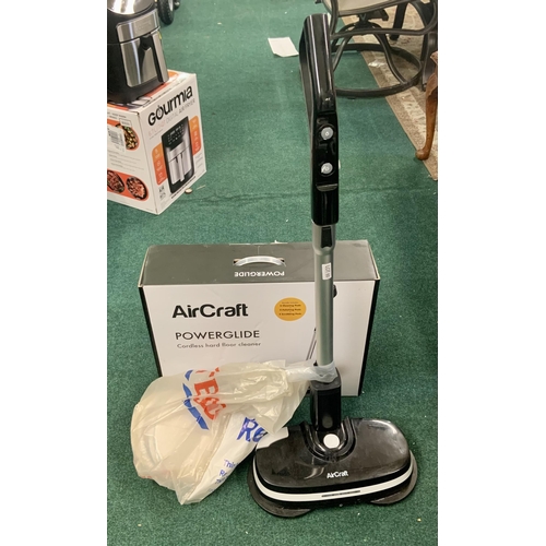 110 - BOXED AIRCRAFT HARD FLOOR CLEANER/POLISHER WITH CHARGER AND PADS