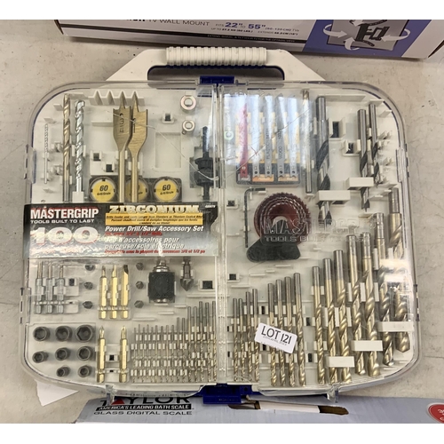 MASTERGRIP ZIRCONIUM POWER DRILL/SAW ACCESSORY SET APPROX 90 PC