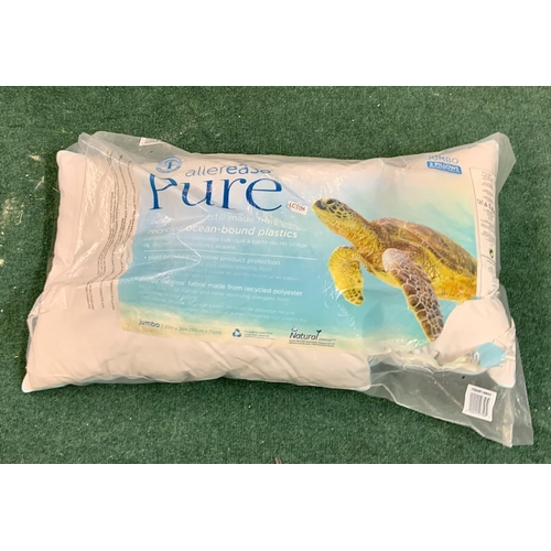 194 - TWO (2) ALLEREASE PURE PILLOWS -DAMAGED PACKAGING