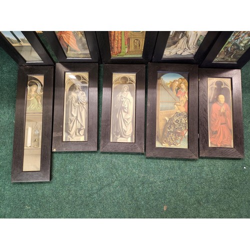 213A - 10X VARIOUS FRAMED RELIGIOUS PRINTS