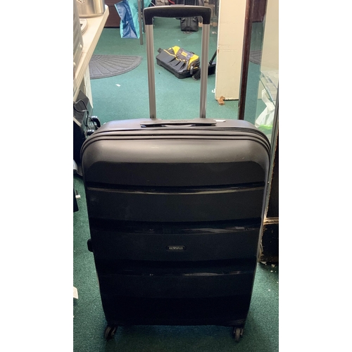 49 - AMERICAN TOURISTER HARDSIDE LARGE JETDRIVER SUITCASE - BLACK