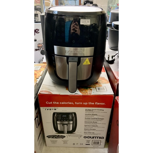 56 - BOXED GOURMIA 5.7L DIGITAL AIR FRYER