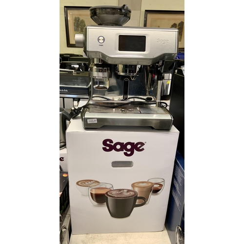 80 - BOXED SAGE THE ORACLE TOUCH FULLY AUTOMATIC BEAN TO CUP COFFEE MACHINE - The Oracle Touch is a next ... 