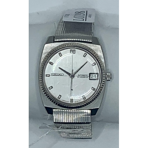 298 - VINTAGE SEIKO AUTOMATIC SEALION M99 STAINLESS STEEL BRACELET WRISTWATCH C. 1968 - G.W.O.