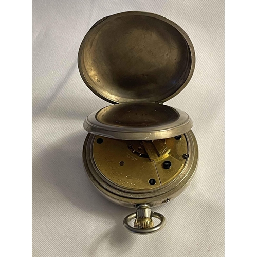 395 - GWR 2543 Lancashire Watch Great Western Railway nickel cased pocket watch with Lancashire Watch Co L... 