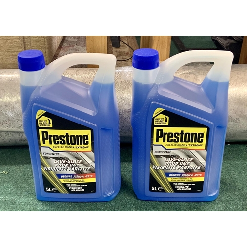 128 - SET OF 2 5L BOTTLES OF PRESTONE CONCENTRATED SCREEN WASH