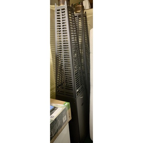 155 - FINE SENSE PYRAMID PATIO HEATER WITH GLASS TUBE, WITH SPARES