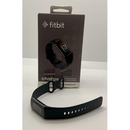 12 - BOXED FIT BIT CHARGE 5 ADVANCED FITNESS + HEALTH TRACKER