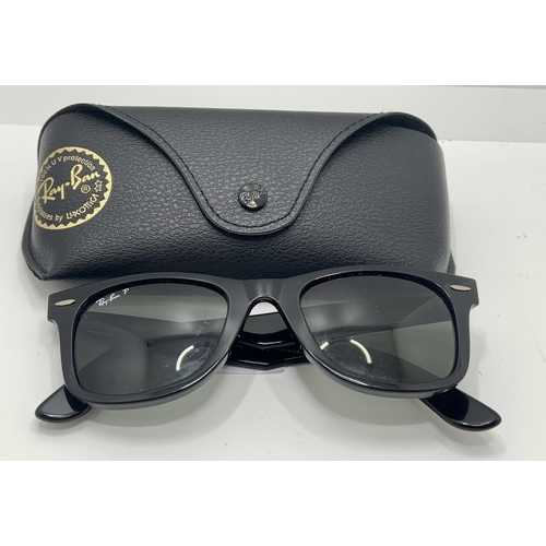 39 - PAIR OF RAYBAN SUNGLASSES RB2140 WITH CASE - EX DISPLAY