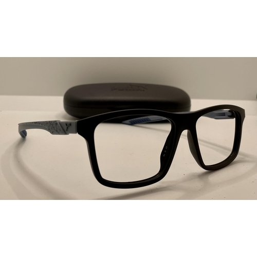 22 - PAIR OF PUMA SPECTACLE FRAMES PU03940 WITH CASE