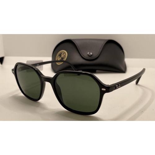 58 - PAIR OF RAYBAN SUNGLASSES - JOHN RB2194 - EX DISPLAY - WITH CASE