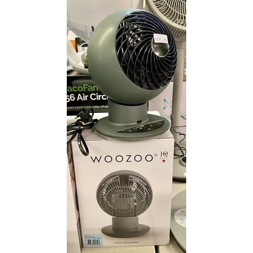 144 - BOXED WOOZOO CIRCULATOR FAN - PCF-SC 15T - MATT GREY WITH R/C