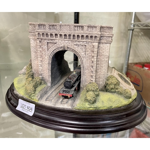 404 - ROYAL MINT CLASSIC 'THE BOX TUNNEL ISAMBARD KINGDOM BRUNEL COMMEMORATIVE DIORAMA' WITH 2006 £2 COIN ... 