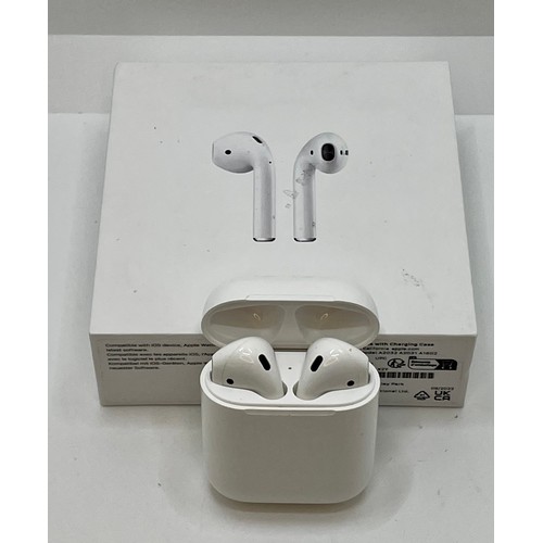 11 - BOXED PAIR OF APPLE AIR POD IN CHARGING CASE WITH CHARGING WIRE