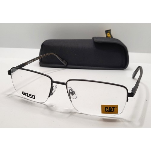 39 - PAIR OF CAT XLFIT SPECTACLE FRAMES CTO3011 WITH CAT CASE