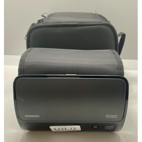 11 - OMRON INTELLI SENSE BLOOD PRESSURE MONITOR IN CARRY CASE