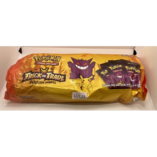 19 - POKEMON BOOSTER BUNDLE APPROX 90