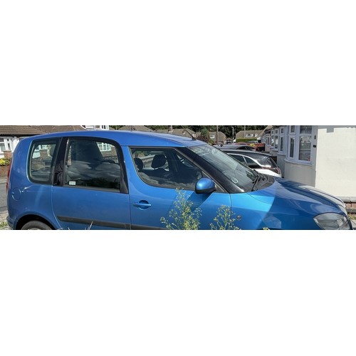 1 - SKODA ROOMSTER 2 TDi 105 MPV DIESEL CAR 1.9L VRM: DA08PNN (04 07 2008) - APPROX.60,000 - BLUE, MOT -... 