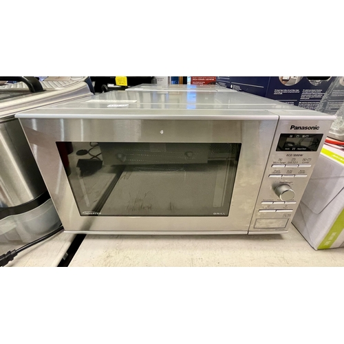 74 - PANASONIC INVERTER MICROWAVE OVEN - SILVER NN-GD37HS