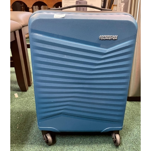 120 - AMERICAN TOURISTER - PEACOCK BLUE CABIN CASE