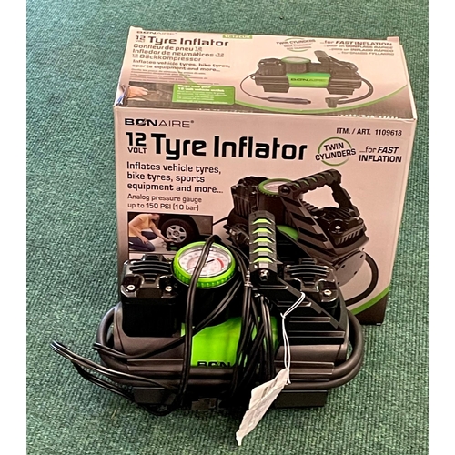 148 - BOXED BONAIRE 12V TYRE INFLATOR