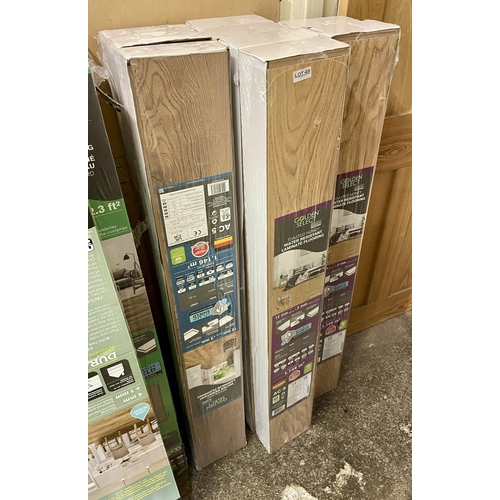 49 - LAMINATE FLOORING: 6X TOASTED HONEY WATER RESISTANT LAMINATE FLOORING -14MM (12+2) -EACH BOX COVERS ... 