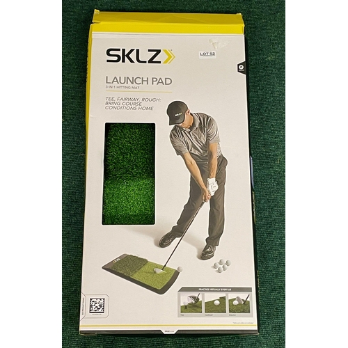 52 - BOXED SKLZ 3-IN-1 HITTING MAT/LAUNCH PAD