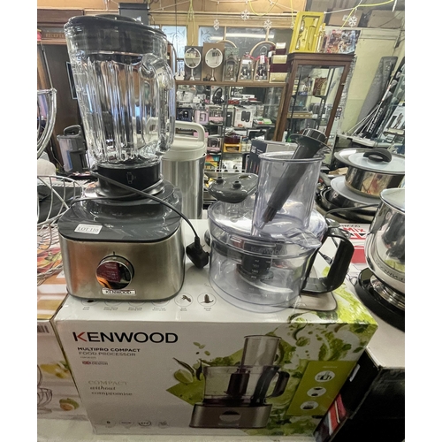 110 - BOXED KENWOOD MULTI PRO COMPACT FOOD PROCESSOR & ACCESORIES