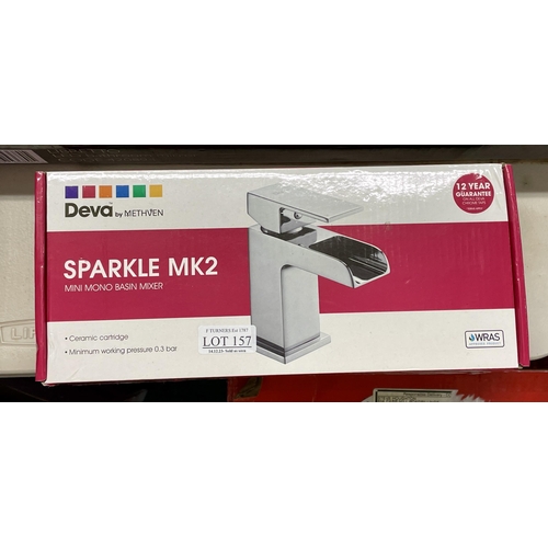 157 - DEVA SPARKLE MARK 2 MINI MONO MIXER TAP -BOXED