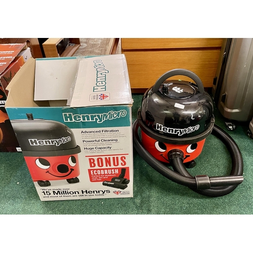 177 - BOXED HENRY MICRO HVR-200M VACUUM CLEANER WITH ACCESSORIES