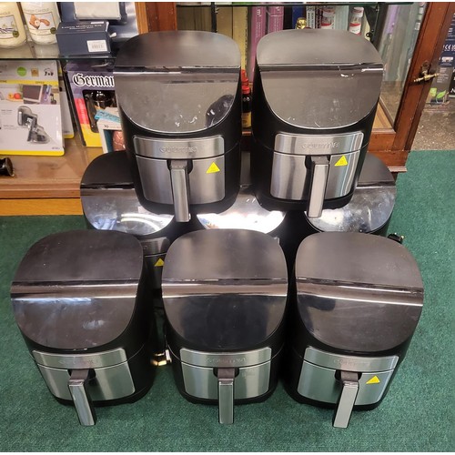 108 - 8X (EIGHT) GOURMIA 6.7 L DIGITAL AIR FRYERS IN BLACK - UNBOXED UNTESTED/CHECKED -SOLD WITH ALL FAULT... 