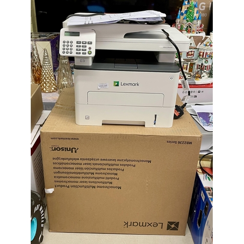 184 - BOXED LEXMARK UNISON TONER ALL IN ONE PRINTER MB2236ADW - NO TONER