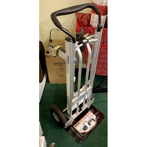 253 - COSCO 3-IN-1 FOLDING PORTERS TROLLEY/HAND TRUCK