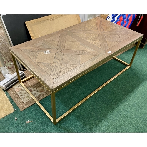 261 - BENTLEY DESIGNS COFFEE TABLE WITH 114CM W X 60CMS D X 42CMS H -SMALL MARK TO CORNER