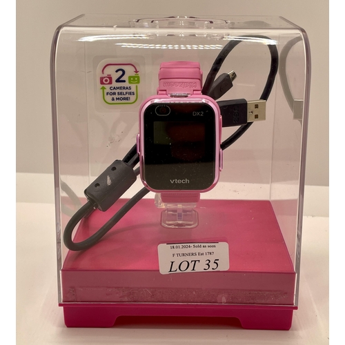 35 - VTech Kidizoom Smart Watch DX2, Pink WITH CHARGING WIRE