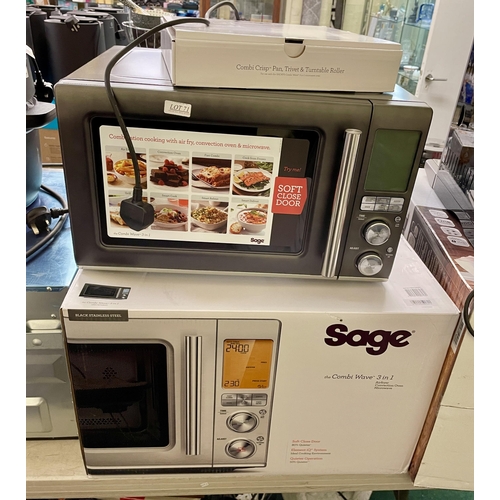 71 - BOXED SAGE THREE IN ONE THE COMBI WAVE - AIR FRYER/CONVECTION OVEN/MICROWAVE