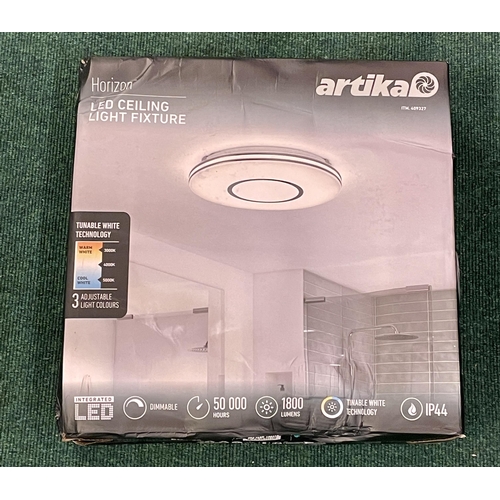 136 - BOXED ARTIKA HORIZON LED CEILING LIGHT FIXTURE  - 1800 LUMENS, DIMMABLE, 50 000 HOURS - DGD PACKAGIN... 