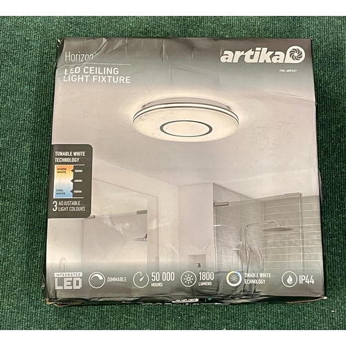 138 - BOXED ARTIKA HORIZON LED CEILING LIGHT FIXTURE  - 1800 LUMENS, DIMMABLE, 50 000 HOURS - DGD PACKAGIN... 