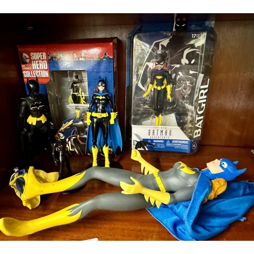 463 - SMALL COLLECTION OF BATGIRL FIGURINES - 2 BOXED, 5 LOOSE