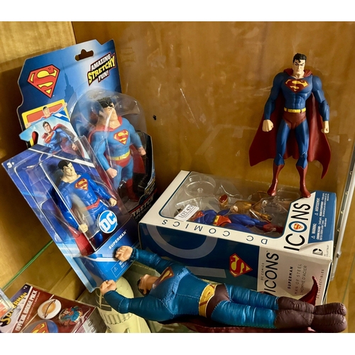 479 - STRETCH SUPERMAN (BOXED), DC SUPERMAN (PACKAGED), SUPERMAN ICON, SOFT BODY SUPERMAN WITH LONG CAPE A... 